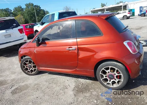 2015 Fiat 500 Sport z USA, uszkodzony, nr VIN 3C3CFFBR1FT625064